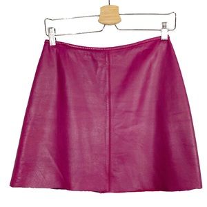 BANANA REPUBLIC Upcycled Leather Mini Skirt